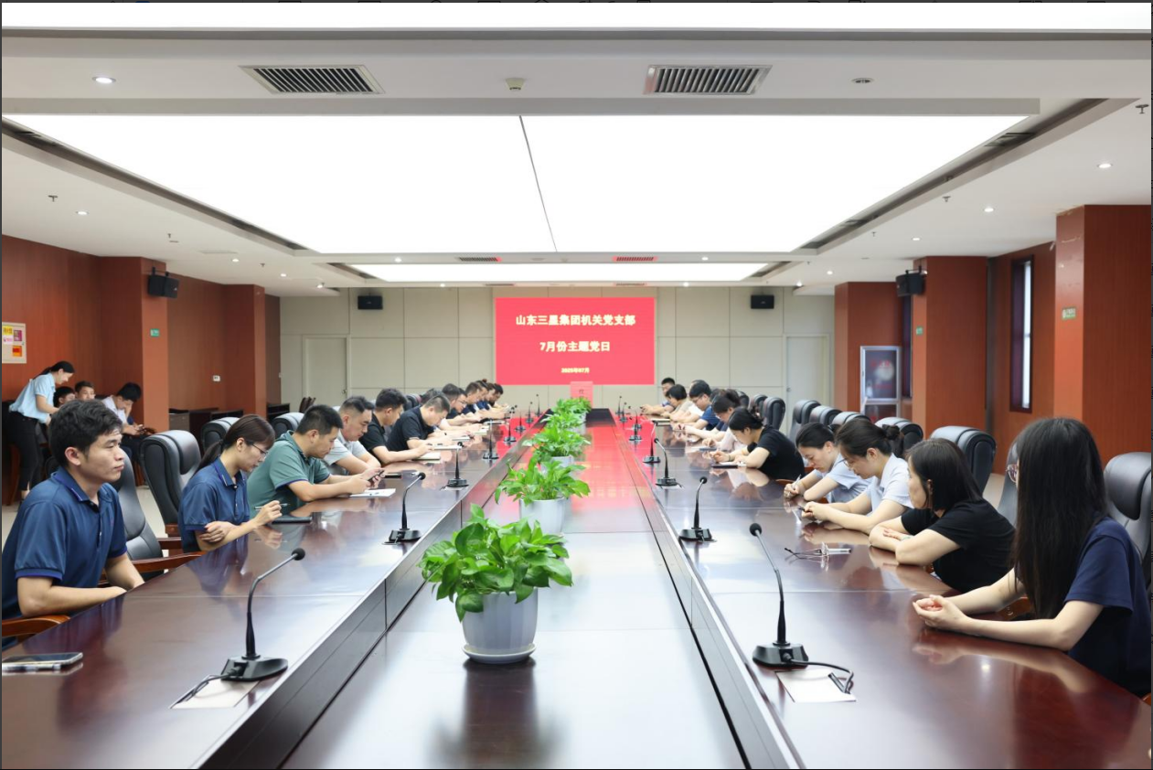 山東三星集團(tuán)各黨支部召開預(yù)備黨員轉(zhuǎn)正大會暨主題黨日活動